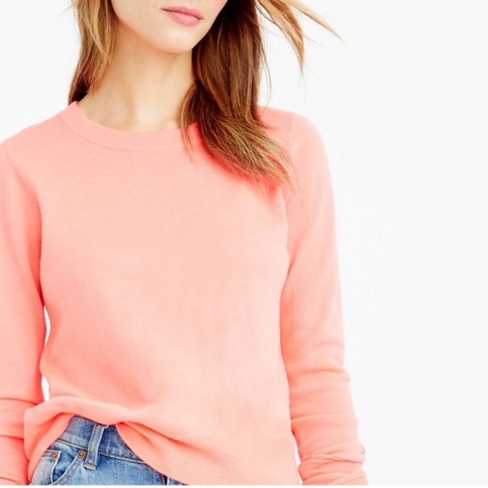 J Crew salmon sweater